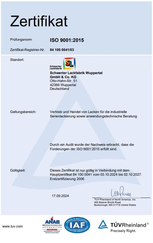 sl lacke zertifikat iso 9001_2015